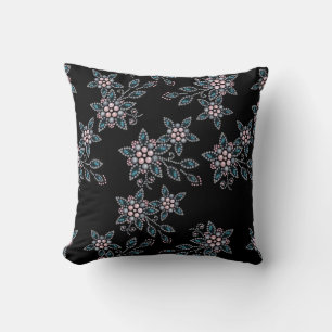 Embroidery with beads cushion