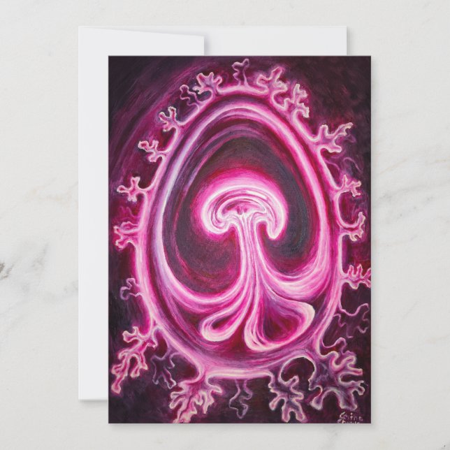 Embryo with placenta invitation (Front)