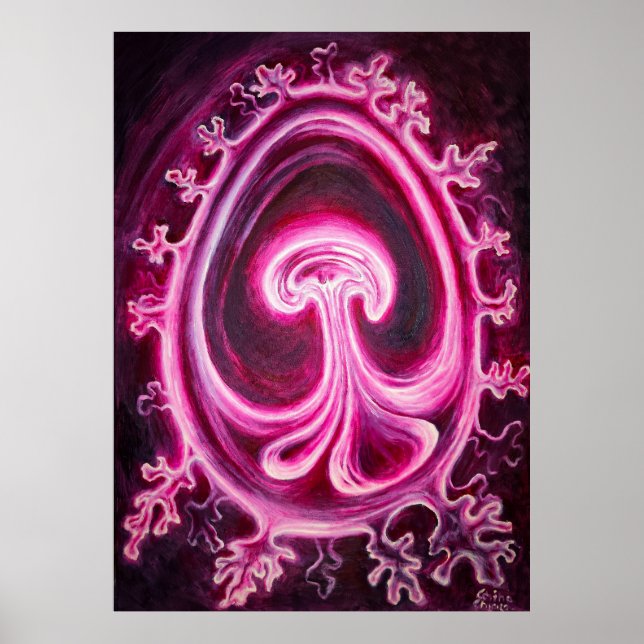 Embryo with placenta poster (Front)