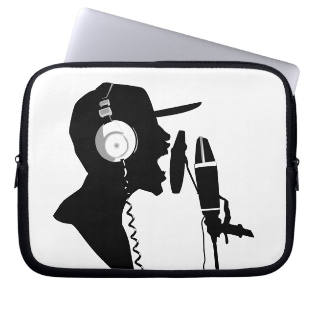 Emcee laptop sleeve (Front)
