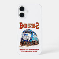 EMD GP38-2 Diesel Locomotive GATX blue and white