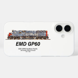 EMD GP60 Diesel Locomotive of Southern Pacific iPhone 16 Case