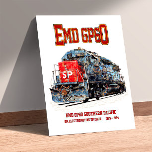 EMD GP60 Diesel Locomotive of Southern Pacific Poster