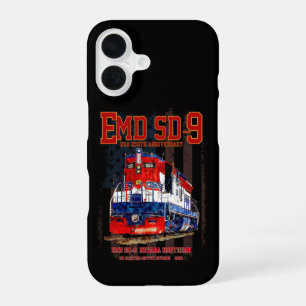 EMD SD-9 Locomotive USA 250th Anniversary Livery iPhone 16 Case