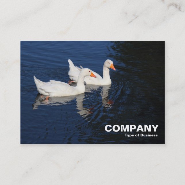Emden Geese Business Card (Front)