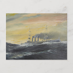 Emden rides the waves Indian Ocean 1914 2011 Postcard