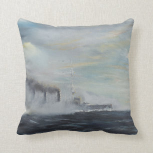 Emden 'The Swan of the East' 1914 2011 Cushion