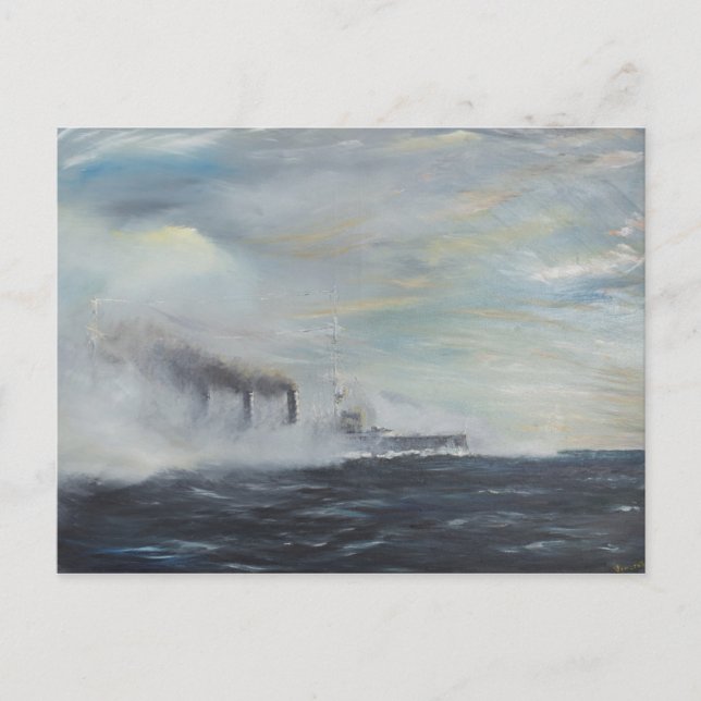 Emden 'The Swan of the East' 1914 2011 Postcard (Front)