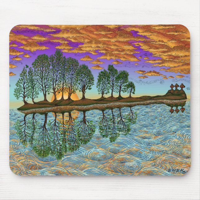 emek_lake_guitar_mouspad mouse pad (Front)