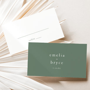 EMELIA Flat Nature Woodland Wedding Place Card