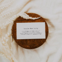 EMELIA Modern Simple Baby Shower Books for Baby
