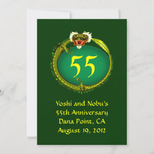 Emerald 55th Anniversary Invite