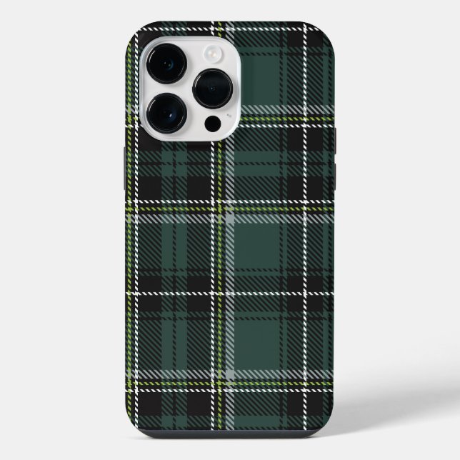 Emerald Academic Plaid  iPhone Case (Back)