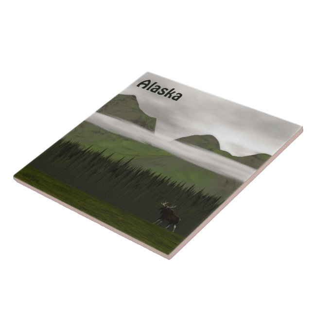 Emerald Alaska Ceramic Tile (Side)