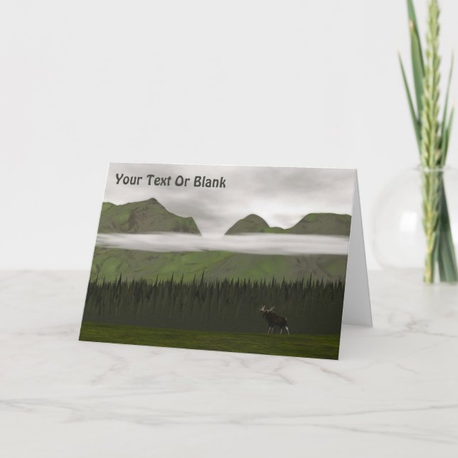 Emerald Alaska Holiday Card (Front)