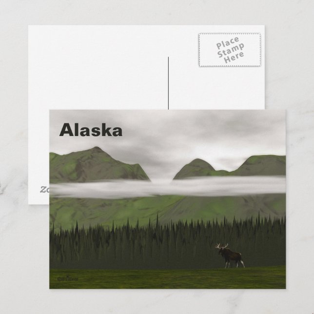 Emerald Alaska Postcard (Front/Back)