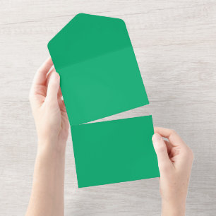 Emerald All-in-One Wedding Invite – Customizable
