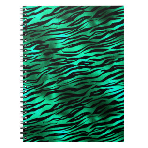 Emerald and Gold Safari Series Design 10 Notebook
