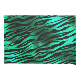 Emerald and Gold Safari Series Design 10 Pillowcase