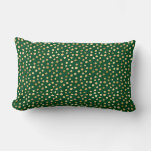 Emerald and Gold Safari Series Design 11 Lumbar Cushion