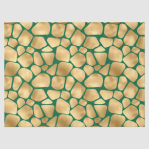 Emerald and Gold Safari Series Design 12 Tissue Paper