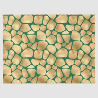 Emerald and Gold Safari Series Design 12 Tissue Paper