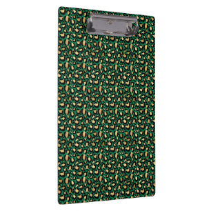Emerald and Gold Safari Series Design 3 Clipboard