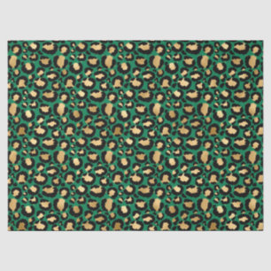 Emerald and Gold Safari Series Design 3 Tissue Paper