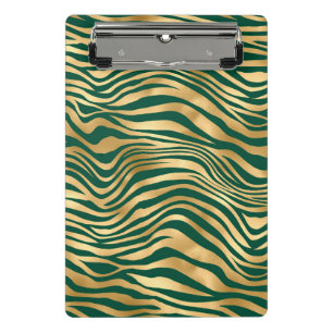 Emerald and Gold Safari Series Design 4 Mini Clipboard