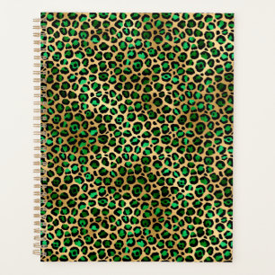Emerald and Gold Safari Series Design 8 Planner
