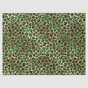 Emerald and Gold Safari Series Design 8 Tissue Paper