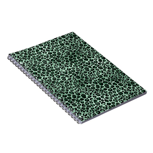 Emerald and Gold Safari Series Design 9 Notebook (Right Side)