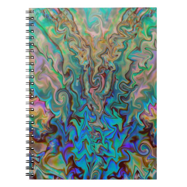 Emerald and Pink Notebook (Front)