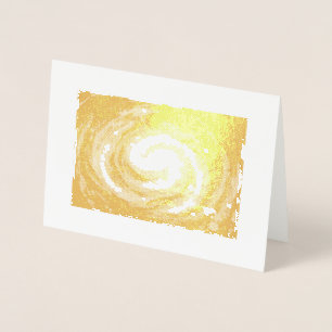 Emerald and Purple Galaxy Foil Card