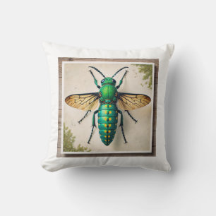 Emerald Ash Borer 060824IREF221 - Watercolor Cushion