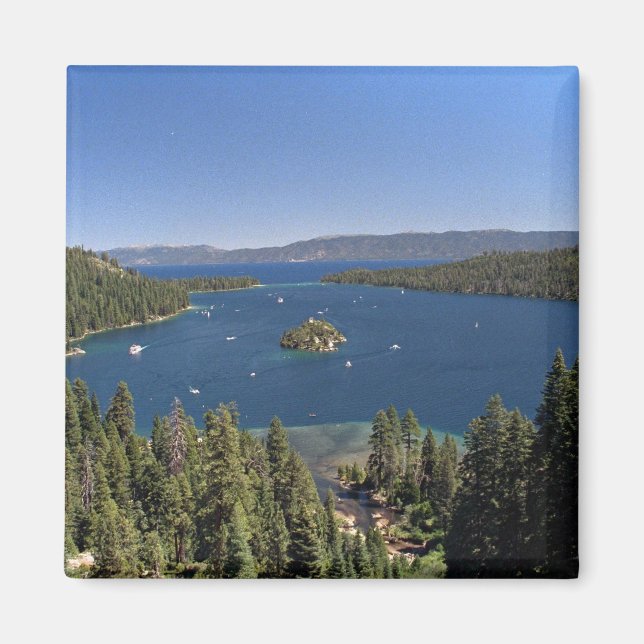 Emerald Bay, Lake Tahoe, California, USA Magnet (Front)
