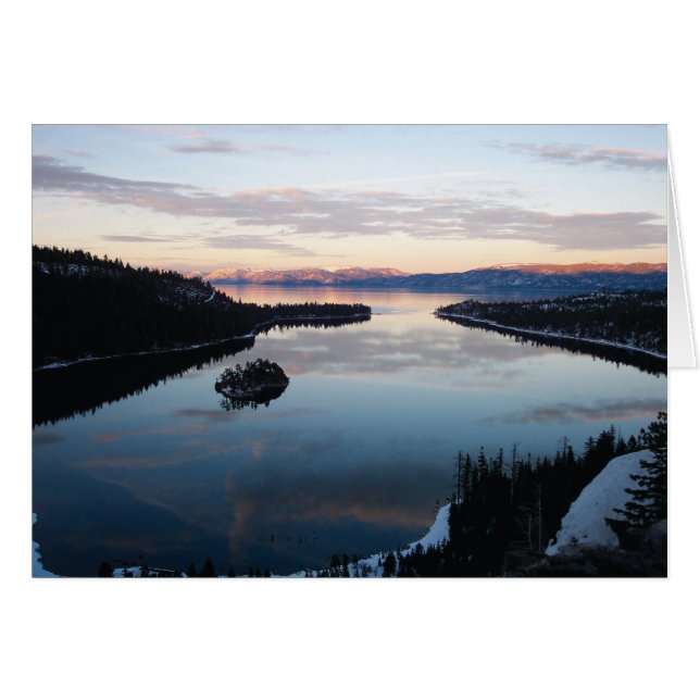 Emerald Bay, Lake Tahoe Card (Front Horizontal)