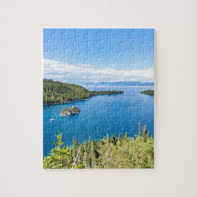 Emerald Bay Lake Tahoe Jigsaw Puzzle (Vertical)
