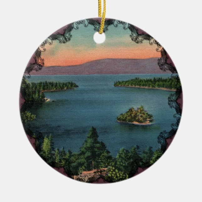 Emerald Bay - Lake Tahoe Ornament (Front)