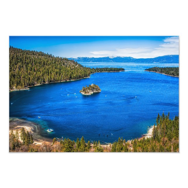 Emerald Bay Photo Print (Front)