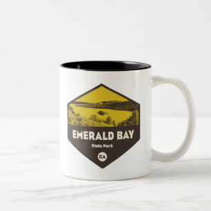 Emerald Bay State Park, California Two-Tone Coffee Mug