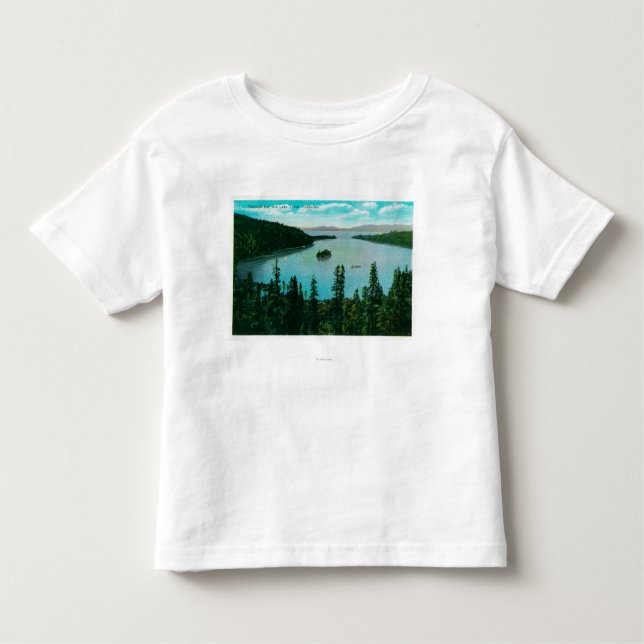 Emerald Bay View on Lake TahoeLake Tahoe, CA Toddler T-Shirt (Front)