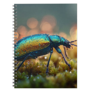 Emerald Beetle Glow Notebook