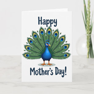 Emerald Bird Mothers Day Card