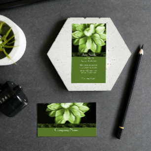 Emerald Bloom Business Card