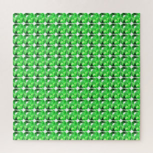 Emerald, Bright Green Jigsaw Puzzle