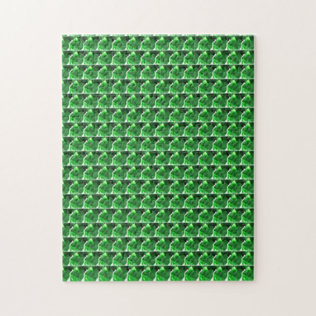 Emerald, Bright Green Jigsaw Puzzle (Vertical)