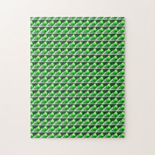 Emerald, Bright Green Jigsaw Puzzle