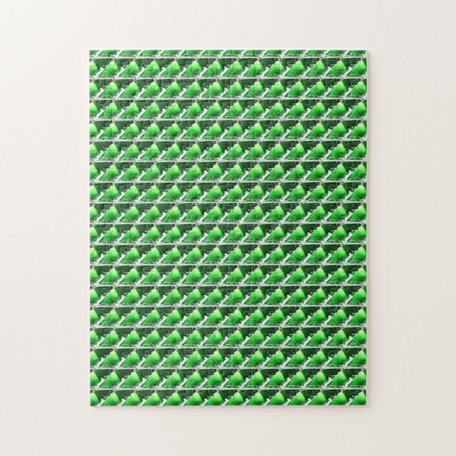 Emerald, Bright Green Jigsaw Puzzle (Vertical)