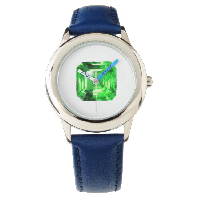Emerald, Bright Green Watch (Front)